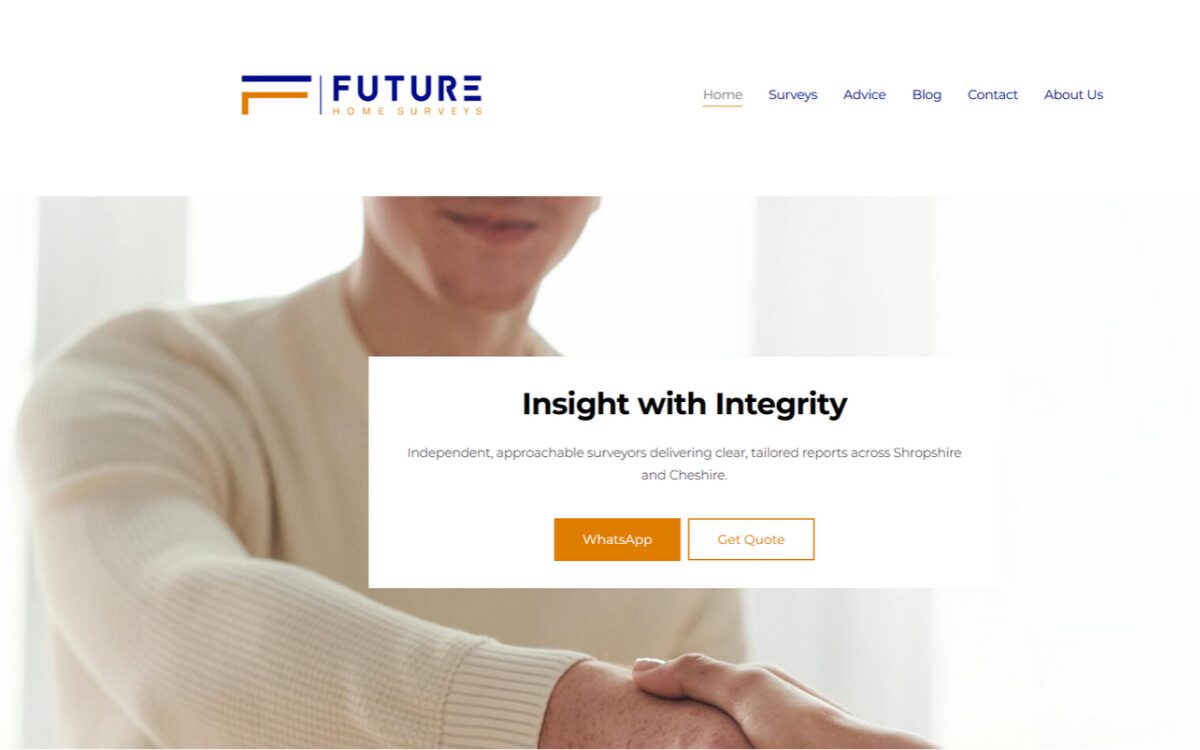 Future Home Surveys website
