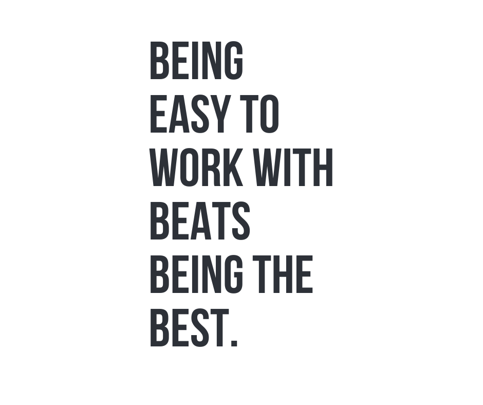 Quote image with the words “Being easy to work with beats being the best” – Mountain Forty Nine